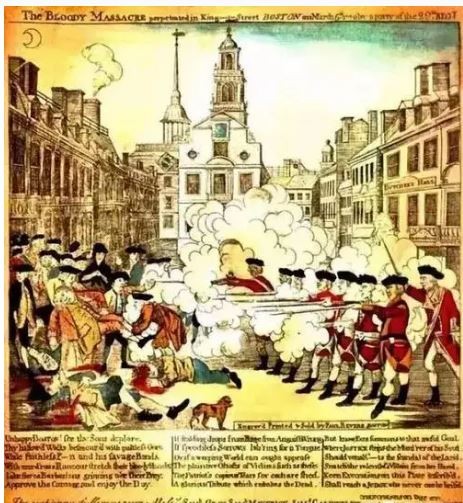 美国建国史：令人瞋目结舌的波士顿大屠杀