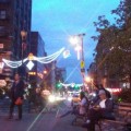 纽约唐人街夜景